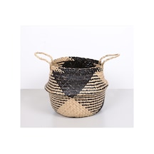 Abanoz 35x30 Cm. L Deniz Sazı Katlanabilir Sepet Mix