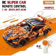 408 Parça Uzaktan Kumandalı Rc Araba Yapı Seti Mclaren Modeli 2.4 Ghz Oyuncak Uyumlu Spor Araba