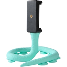 Cbtx Cımapro Rı-47 Sevimli Tırtıl Telefon Tutucu Vantuz Masaüstü Dış Mekan Cep Telefonu Tutucu Selfie Çubuğu Braketi Yeşil