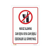 Havuz Alanına Cam İçecekler 15x21 Cm Galvaniz Saç 0,4 Mm Hdu 042