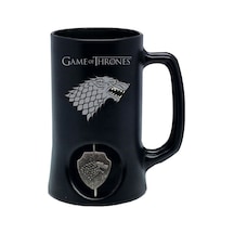 Game Of Thrones 3D Rotating Stark Black Stein Bardak