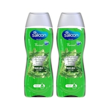 Therml Duş Jeli Yenileyici Aloe & Yeşil Çay 450ml 2li Paket Açık Mavi