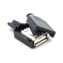 Usb Dişi Konnektör Kapak Lehim Tipi Dişi Usb Adaptör Dişi Usb Lehim Tipi Jack