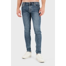 Armani Exchange Slim Fit Normal Bel Dar Paça Jeans Erkek Kot Pantolon Xm001512 Af28744 Mb002 Lacivert