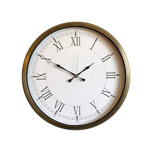 52 Cm Eskitme Metal Retro Duvar Saati Çok Renkli 54669150