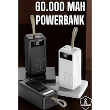 Hubrendy Powerbank 60.000 Mah Dijital Göstergeli 4 Portlu Taşınabilir Diğer 16477170