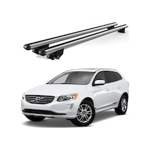 Kanca Volvo V60 Cross Country 2015-2018 Uyumlu Gri Kilitli Ara Atkı 120cm Port Bagaj Tavan Barı