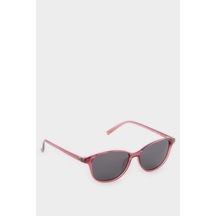 Defacto Yuvarlak Bordo Plastik Çerçeve Siyah Cam Polarize Güneş Gözlüğü Kız Çocuk F4347A8NS