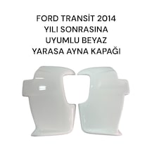 Ford Transit 2014 Sonrası Uyumlu Beyaz Yarasa Ayna Kapağı
