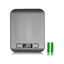 Dijital Mutfak Terazisi Paslanmaz Çelik Elektronik Lcd Ağırlık 5 Kg Ölçeklii Pişirme Ölçü Aleti Lisinya