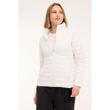Lumberjack Padded Mevsimlik Hafif Kadın Mont Bej