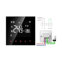 Su/gaz Kazanları İçin Wi Fi Akıllı Termostat, Cep Telefonu Gold