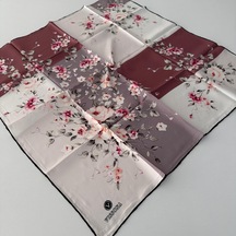Vissona Twill İpek Eşarp Ipk4202-27290 Çok Renkli