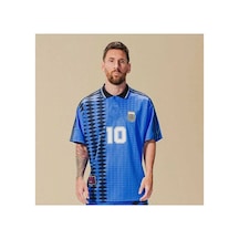 Arjantin 94 Dünya Kupası İkonik Lionel Messi Forması Çok Renkli