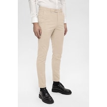 Antioch Erkek Aksesuar Detaylı Slim Fit Pantolon Bej