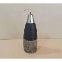 Seramik Sıvı Sabunluk, Siyah Nokta Desen, 20x7 Cm Çok Renkli