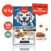 Wanpy Tahılsız Sığır Etli Yetişkin Köpek Maması 12 Kg