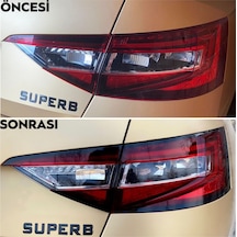 Skoda Superb Stop Çerçeve Sticker-Kolay Uygulama-Uzun Ömürlü