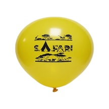 Jojo Balloons 12" Safari Baskılı Balon 6'lı 2 Adet Diğer
