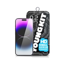 İphone 14 Pro Uyumlu Youngkit Antistatik Ve Antidust Kolay Uygulama Aparatlı Cam Ekran Koruyucu