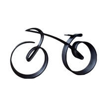 Homyl Bisiklet Heykel Dekorasyon Demir Mini Masaüstü Severler 20cmx13cm