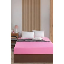 Tek Kişilik Lastikli Kumaş Çarşaf Pembe Tek Kişilik Lastikli Kumaş Çarşaf Pembe