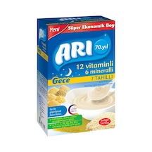 Arı Gece 12 Vitaminli 6 Mineralli Sütlü 7 Tahıllı 6+ Ay Pirinç Unu 500 G