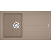 Franke Bfg 611 Granit Eviye. Oyster. Istiridye Rengi. 86 x 50 CM. Tek Hazne. Tezgah Üstü. Damlalıklı