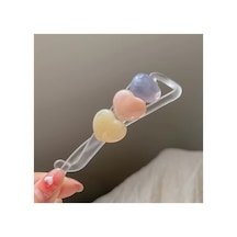 Kalp Detaylı Şeffaf Muz Mandal Saç Tokası - Pastel Pastel Şeffaf - 789183227 Pastel Şeffaf - 789183227 Pastel Şeffaf