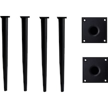 Demontepark Metal Ayak,Masa Ayağı Siyah Masa Ayağı, Beyaz Masa Ayağı