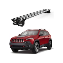 Trio-ı Jeep Cherokee 2014 Ve Üstü Uyumlu Kilitli Ara Atkı 135cm Port Bagaj Tavan Barı