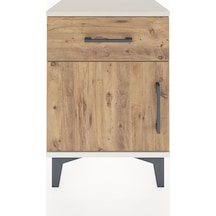 Arges Komodin Tek Raflı Tek Kapaklı 44x30x64 Aytaşı-çam Aytaşı