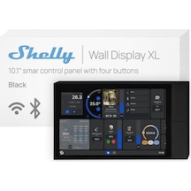 Shelly Wall Display Xl Akıllı Ev Kontrol Paneli Siyah