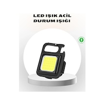 Mey İthalat Süper Parlak 800 Lümen Led Fener Usb Şarjlı, 3 Işık Modlu, Mini Taşınabilir Ve Anahtarlık Tipi Çok Renkli