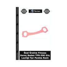 Özel Üretim Fitness Gereç Beden Tpr-300 Güç Lastiği Tpr Pembe Renk