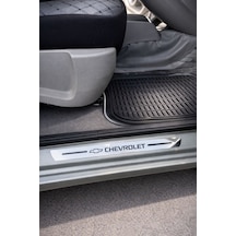 Chevrolet Krom Plastik 4 Parça Kapı Parlak Eşik Seti
