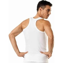 Tutku Erkek Ribana Spor Atlet 2'li Paket Beyaz