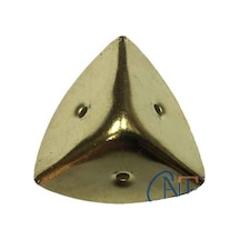 Dekoratif, Kutu, Sandık Köşesi - 45x28 Mm, Büyük, Sarı, 100 Adet -