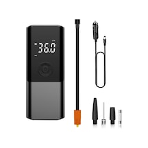 Hallow Taşınabilir Araç 150psı Kablolu Hava Kompresörü Siyah