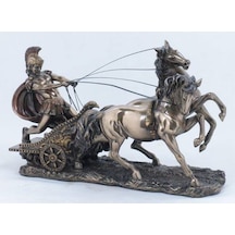 Veronese Koleksiyon At Arabalı Roma Savaşçı Figür 28x17cm