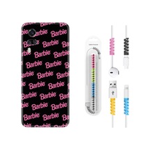 Vivo Y51 Kılıf Kablo Koruyuculu Barbie 1404 Siyah