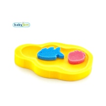 Babyjem Küvet Süngeri - Bebek Banyo Süngeri Sarı