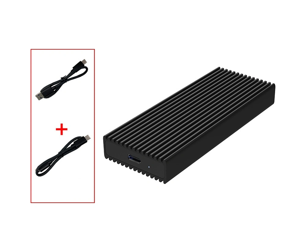 Sones M.2 Nvme / Ngff Mobil Sabit Disk Kutusu Tip-c3.1 Dizüstü Bilgisayar Harici Katı Hal Sürücü Kutusu, Stil: Pc280k Nvme Çift Kablo