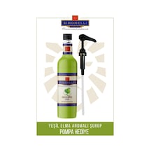 Simoenlli Kahve Şurubu Yeşil Elma 700 ML + Pompa Simonelli