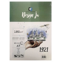 Design Ja 1921 Ekstra White Ince Dokulu 180g 40 Yp Blok A3