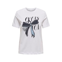 Only Onlemma Lıfe Reg S/s Lady Top Jrs Kadın Bright White T-shirt - 15329752 Beyaz