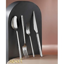 Arsel Diamond Sade 36 Parça 6 Kişilik Çatal Kaşık Seti