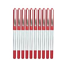Kırmızı Pilot Kalem 10 Adet Uniball Eye Mikro 0.5 Mm Roller Pilot Kalem Ub-150 Roller Uçlu Likit Mürekkepli Pilot Kalem 165-Koyu Yeşil