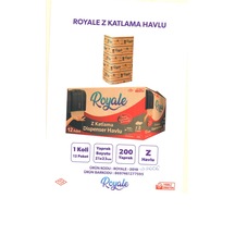 Royale Z Katlama Havlu 200 Adet 12 Paket
