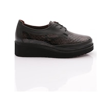 Dgn 30550 Kadin Comfort Ayakkabi 30550-692-R1712 Siyah Yılan